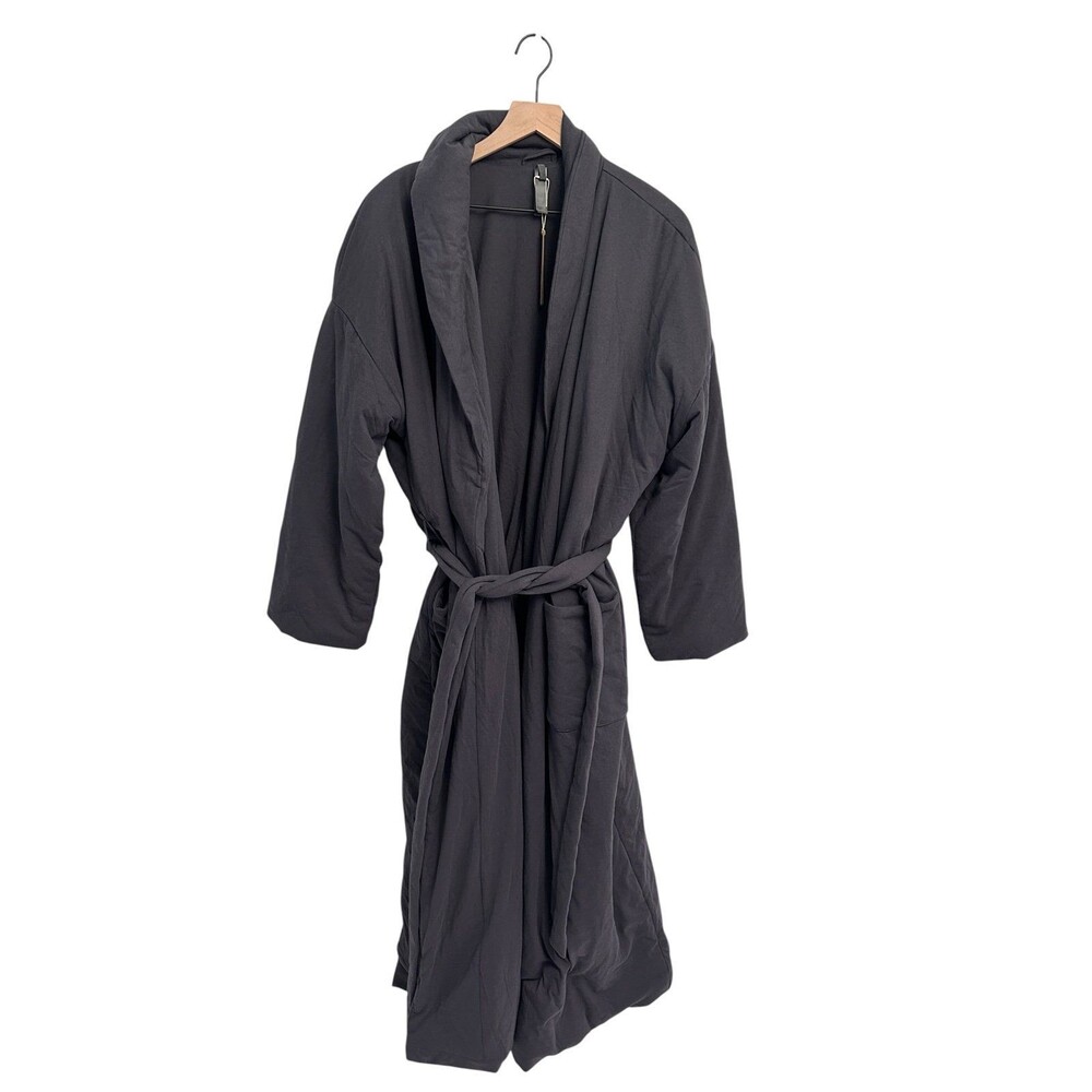 SKIMS Cotton Duvet Robe  Ash Size L/XL New with tags Ash Authentic